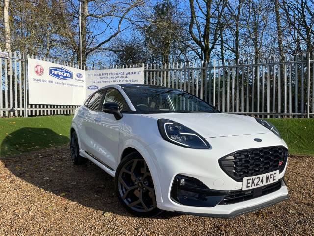 Ford Puma 1.0 EcoBoost Hybrid mHEV ST 5dr DCT Auto 170ps Hatchback Petrol White