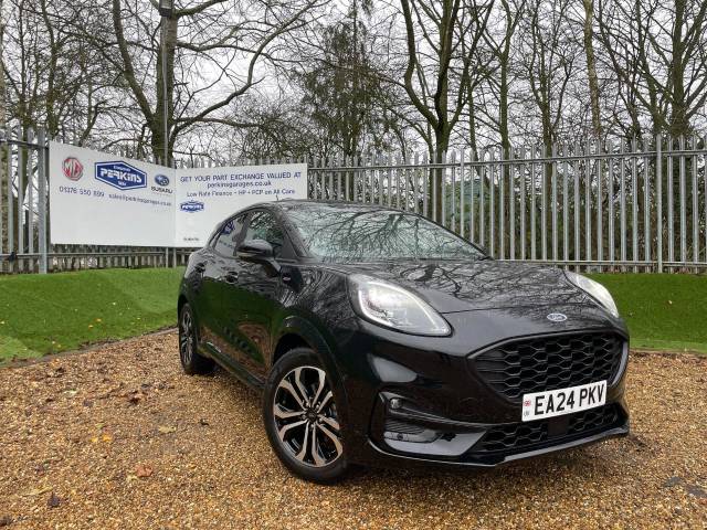 Ford Puma 1.0 EcoBoost Hybrid mHEV ST-Line 5dr D/Assist Pk Pan Roof Hatchback Petrol Black